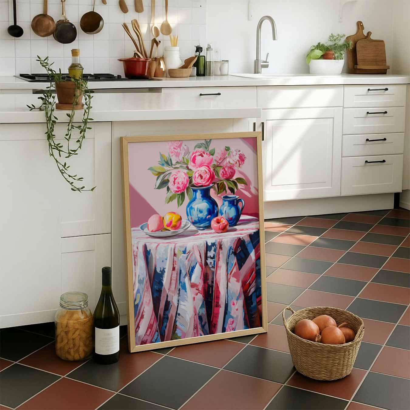 Romantische Bloemengeur Poster