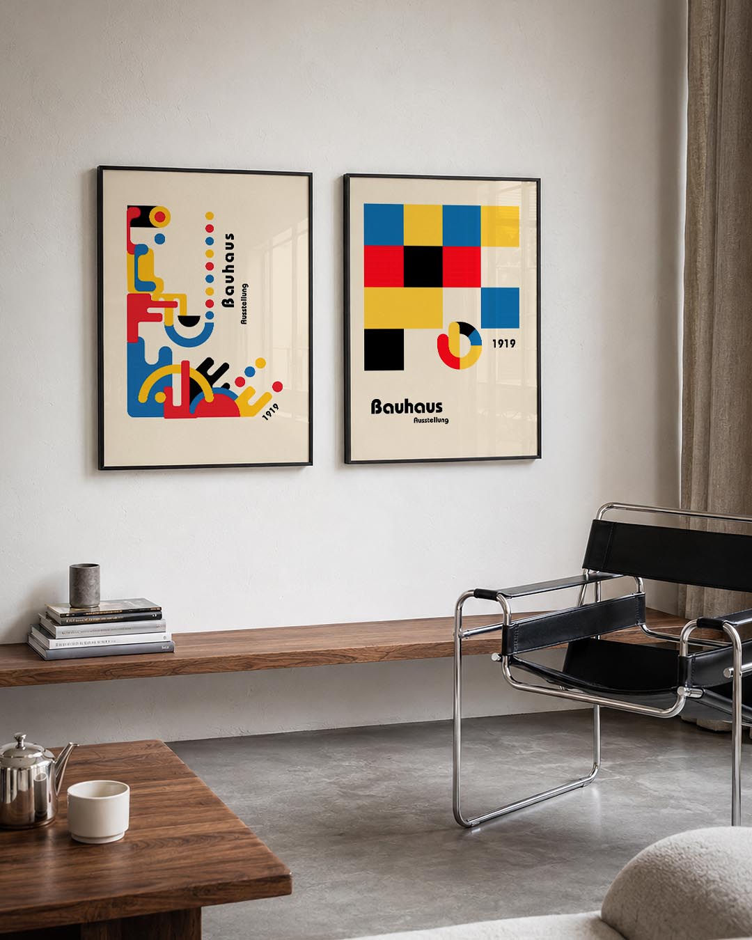 Kleurrijke vormen Posterset