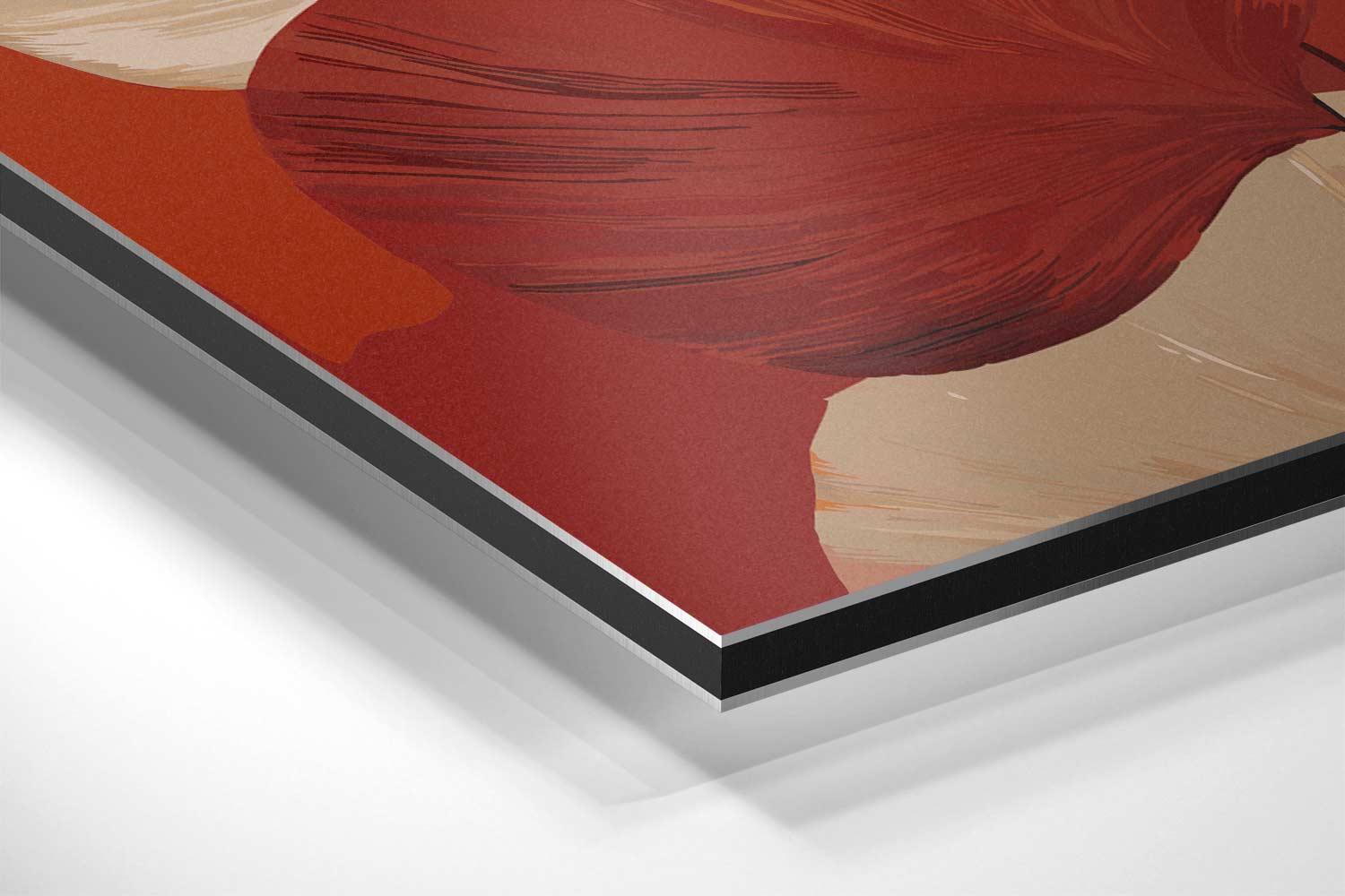Warmbladige Droom Kunstwerk-canvas-dibond-plexiglas-wanddecoratie-WallArtistic