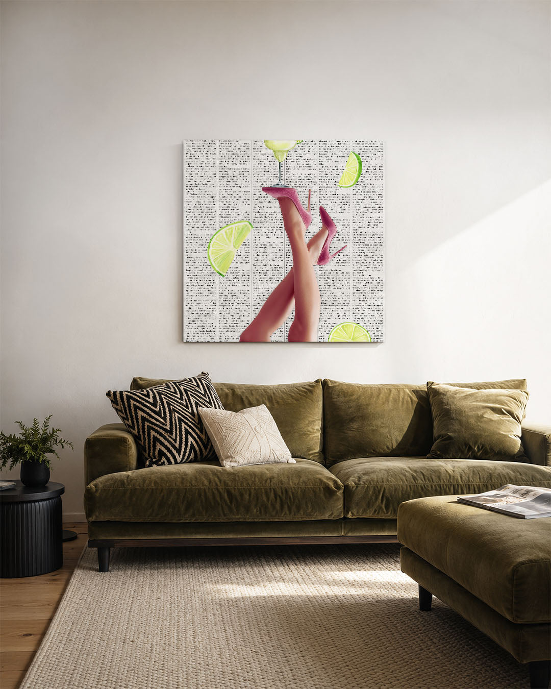 Vrolijke schoenen Kunstwerk