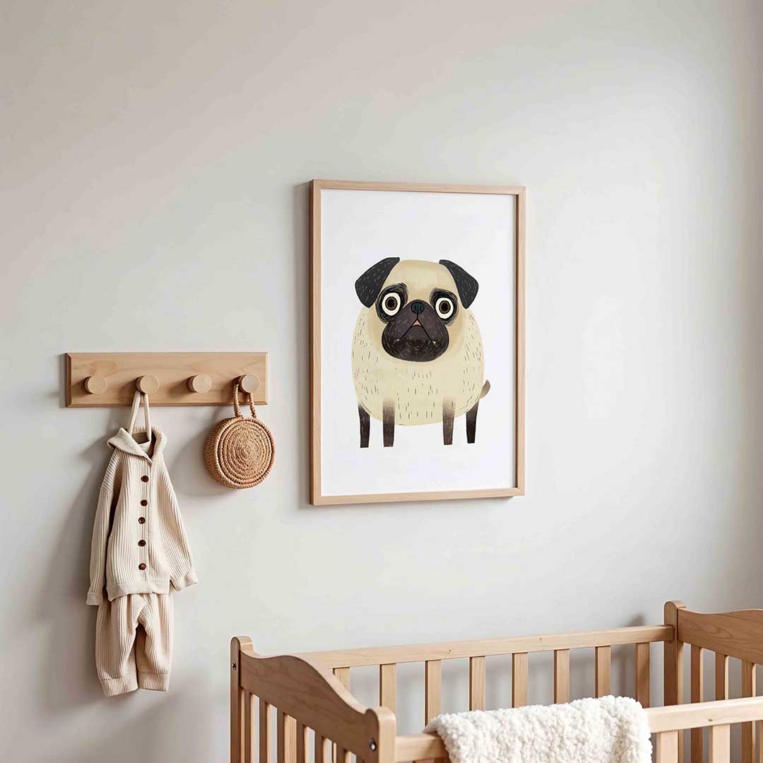 Hond met grote ogen Poster