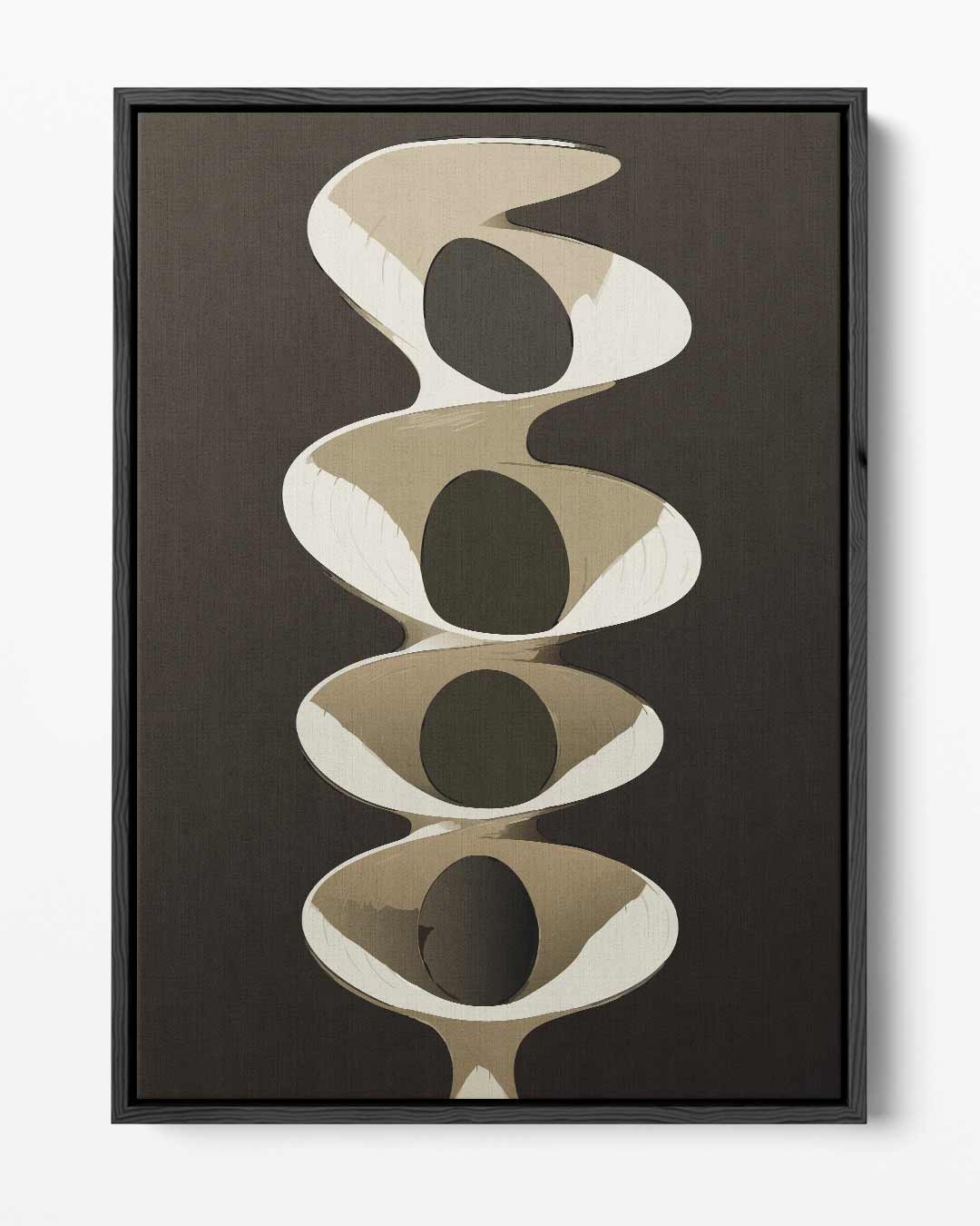 Abstracte Spiralen Kunstwerk-canvas-dibond-plexiglas-wanddecoratie-WallArtistic
