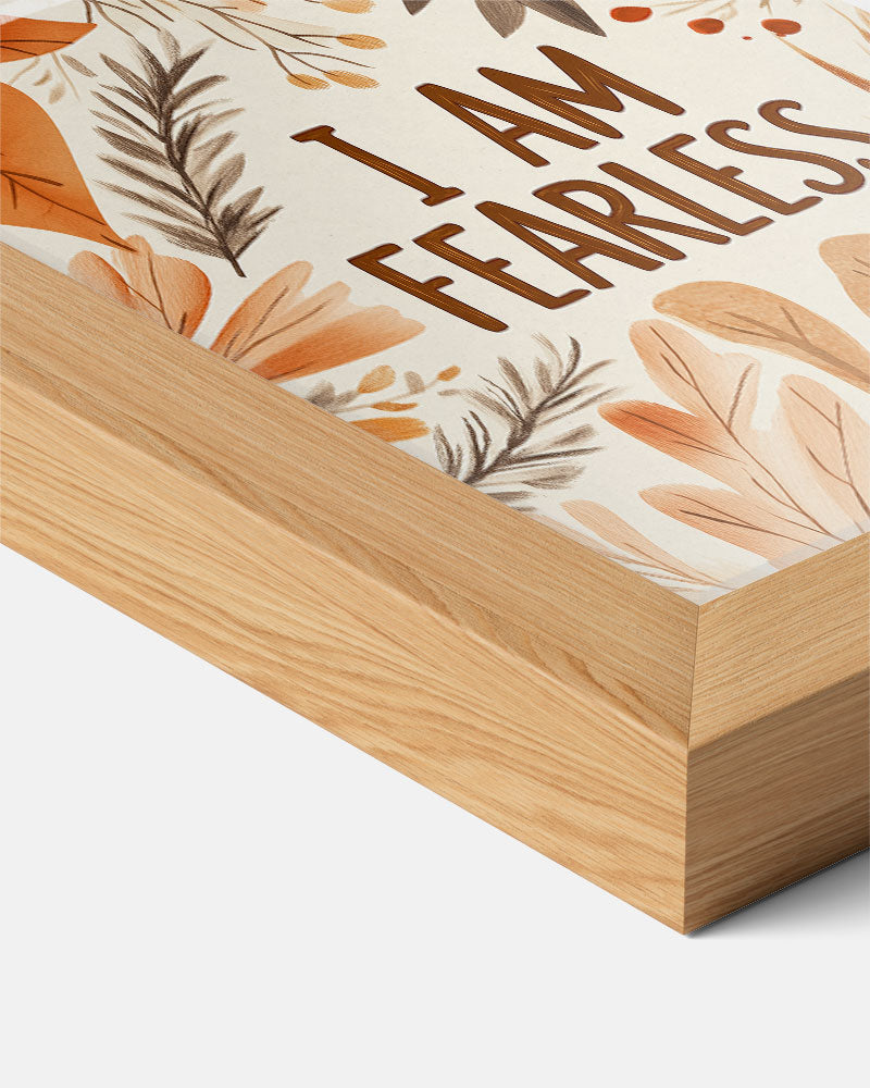 I Am Fearless Boho Poster