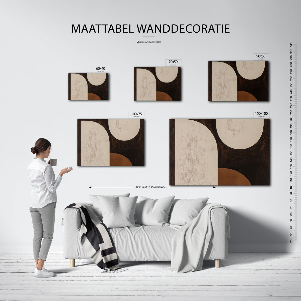 Geometrische vormen Kunstwerk