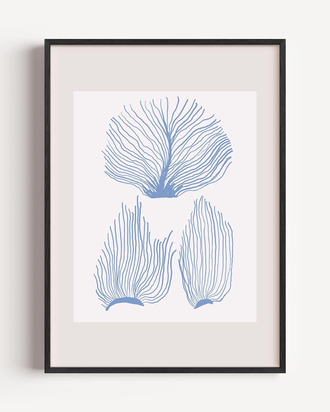 Blauwe Zeetuin Poster-WallArtistic