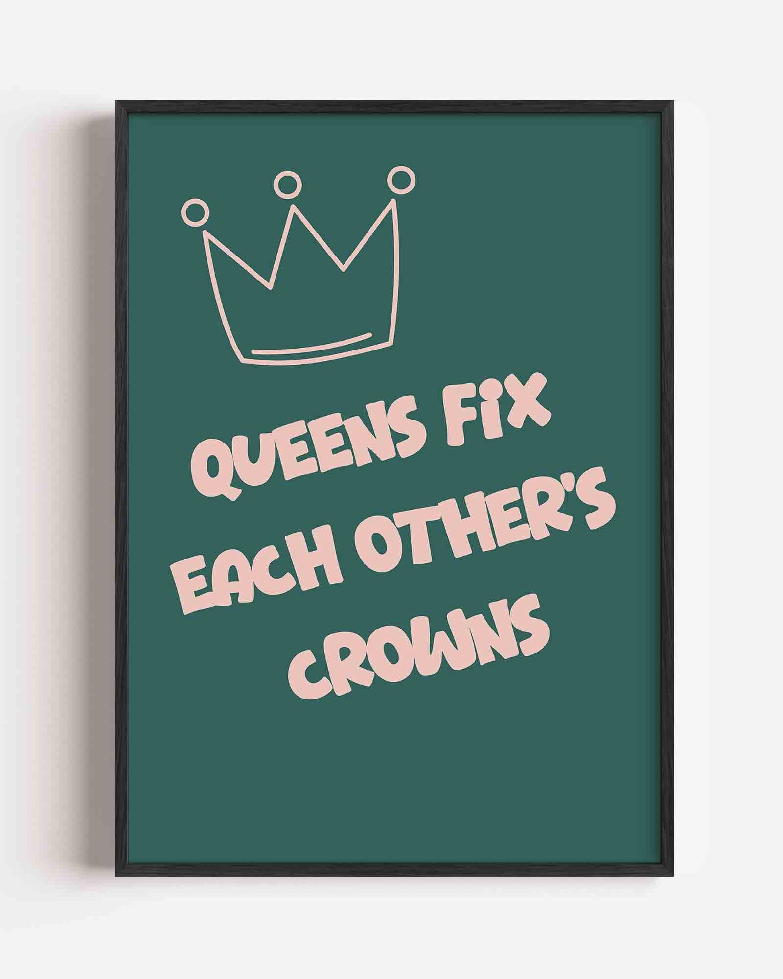 Kroon en tekst Poster