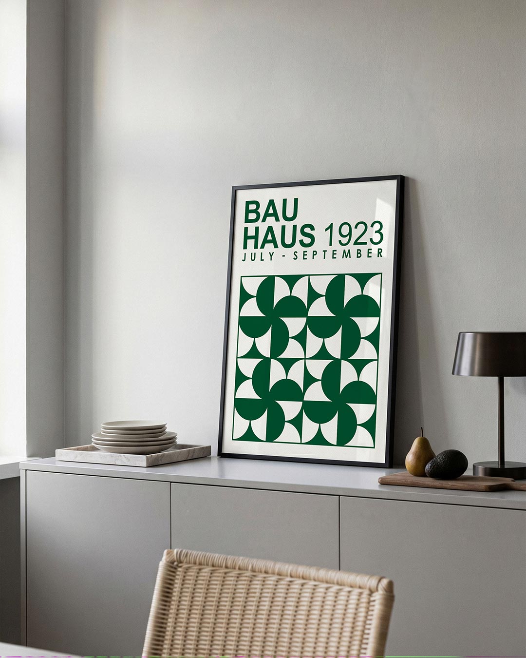 Vormritme en kleur Poster