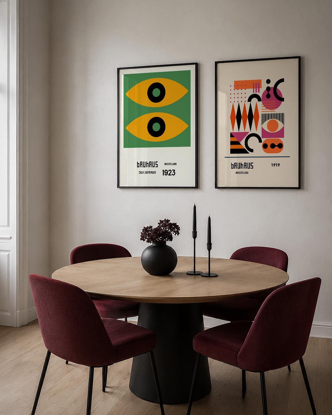 Oogvormen en kleuren Posterset