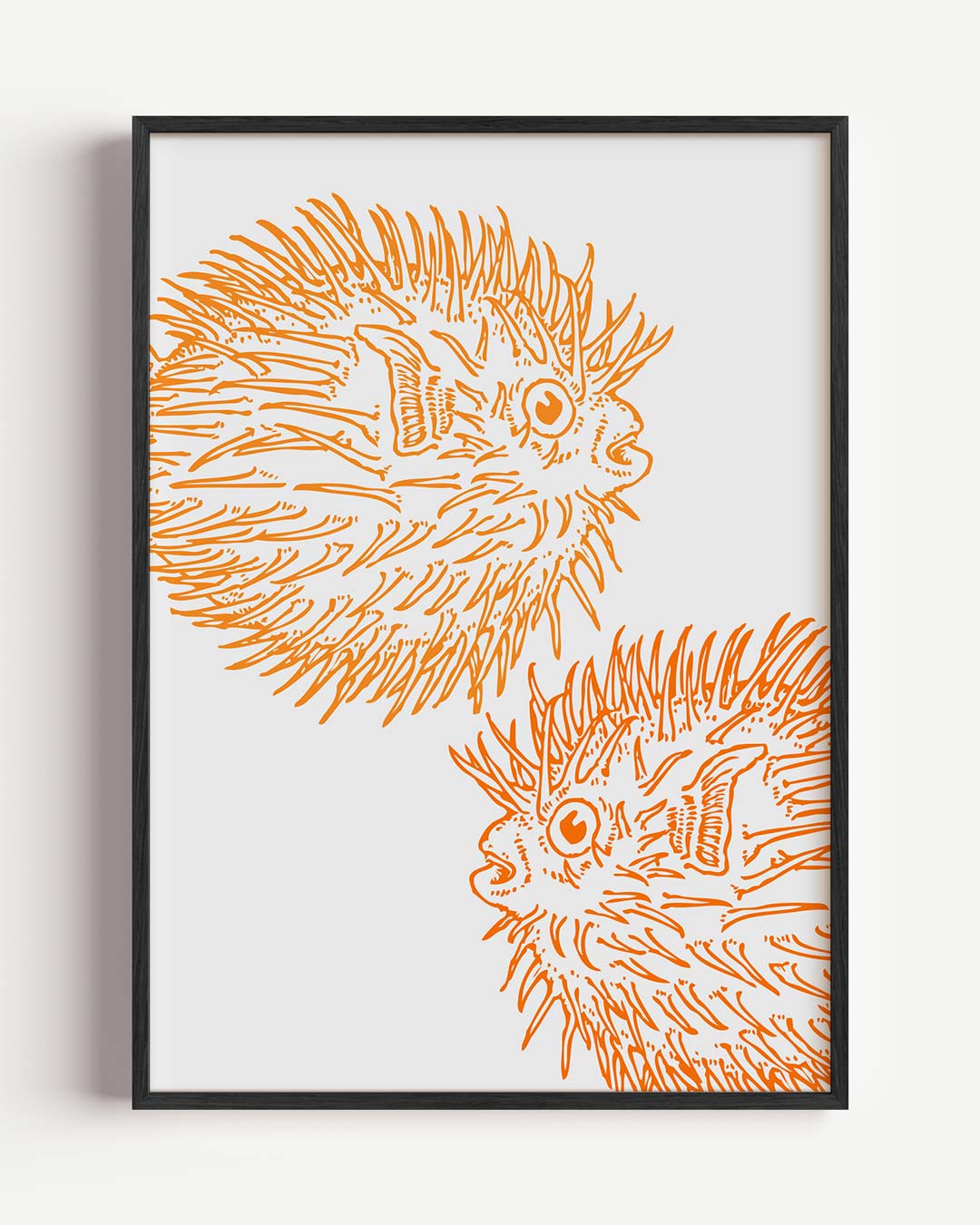 Vibey Zee-egel Illustratie Poster