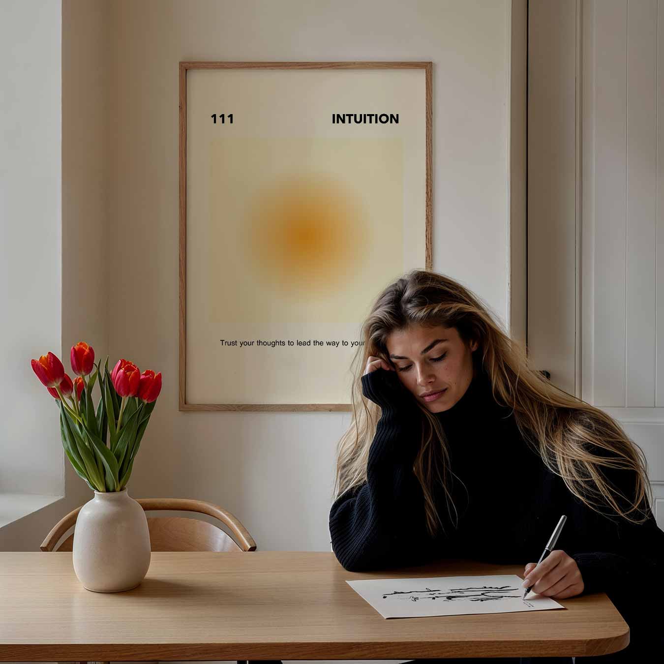 Vertrouw op je intuïtie poster