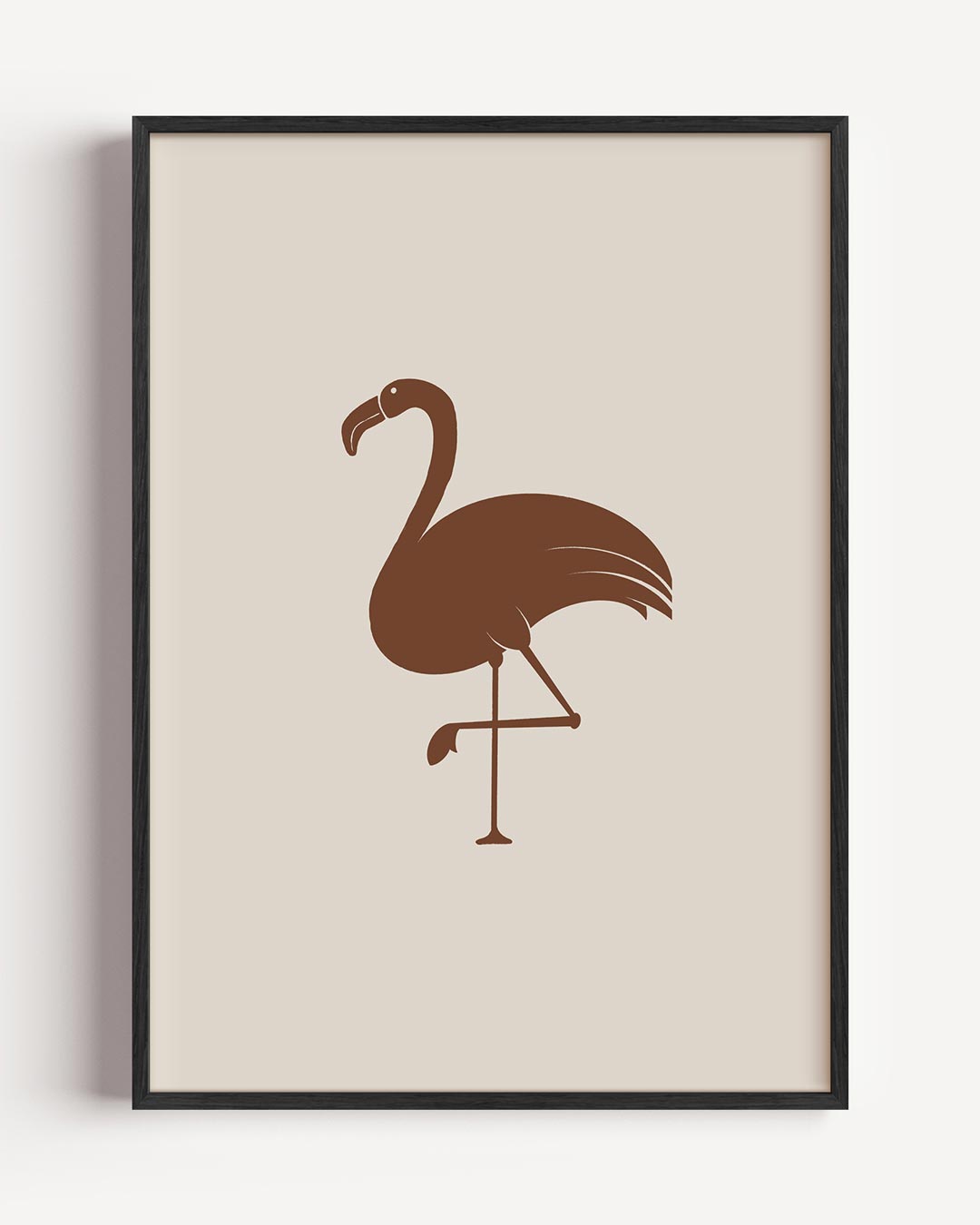 Elegante Flamingo Art Print Poster-WallArtistic