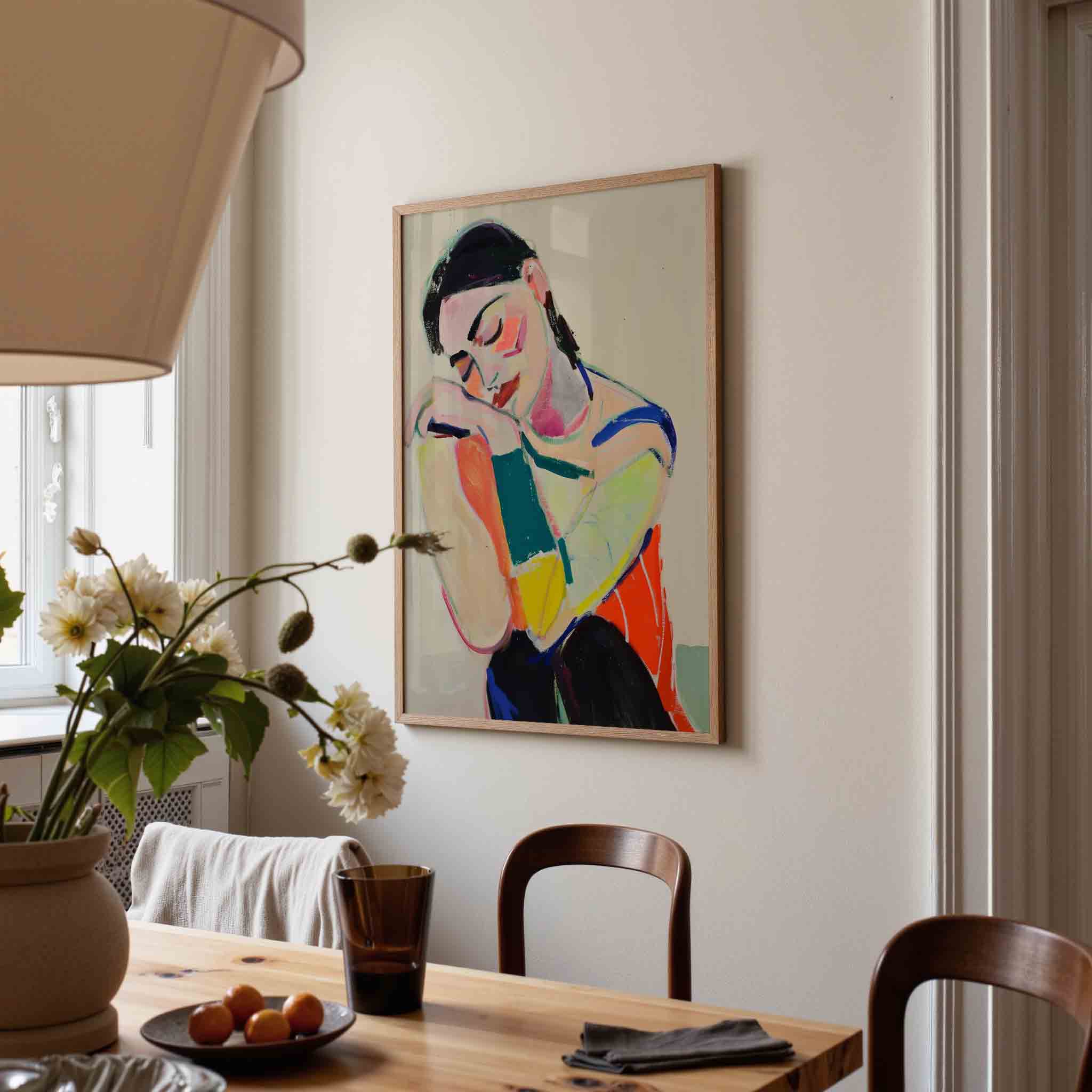 Slapende figuur Poster