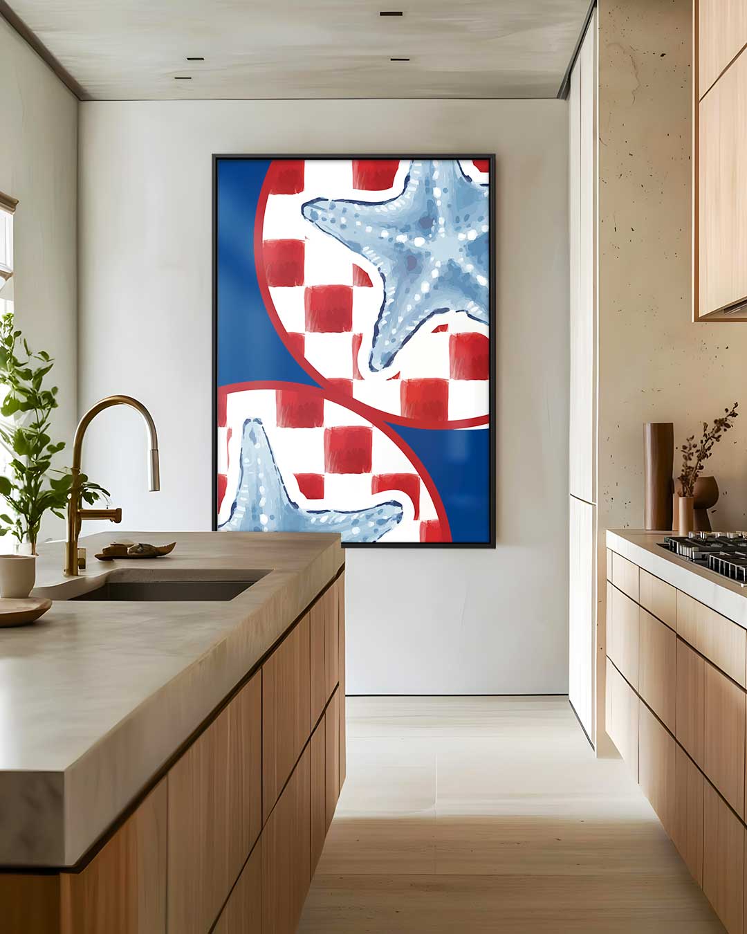 Zeeavontuur op Canvas Kunstwerk-canvas-dibond-plexiglas-wanddecoratie-WallArtistic