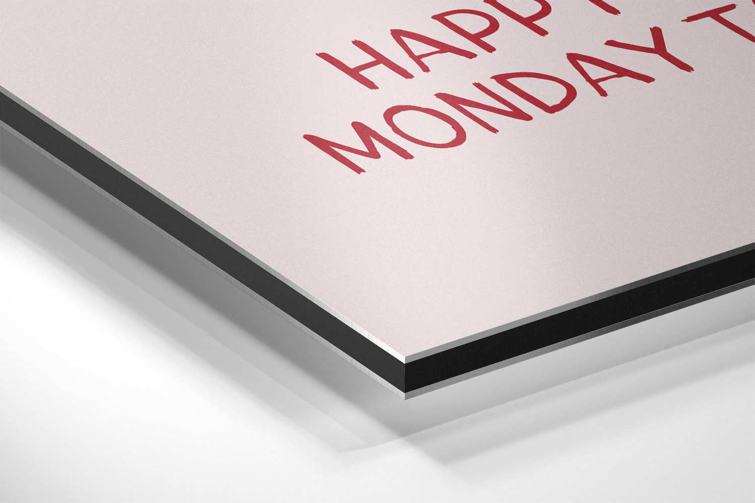 Oester Illustratie met Happy Hour Kunstwerk-canvas-dibond-plexiglas-wanddecoratie-WallArtistic