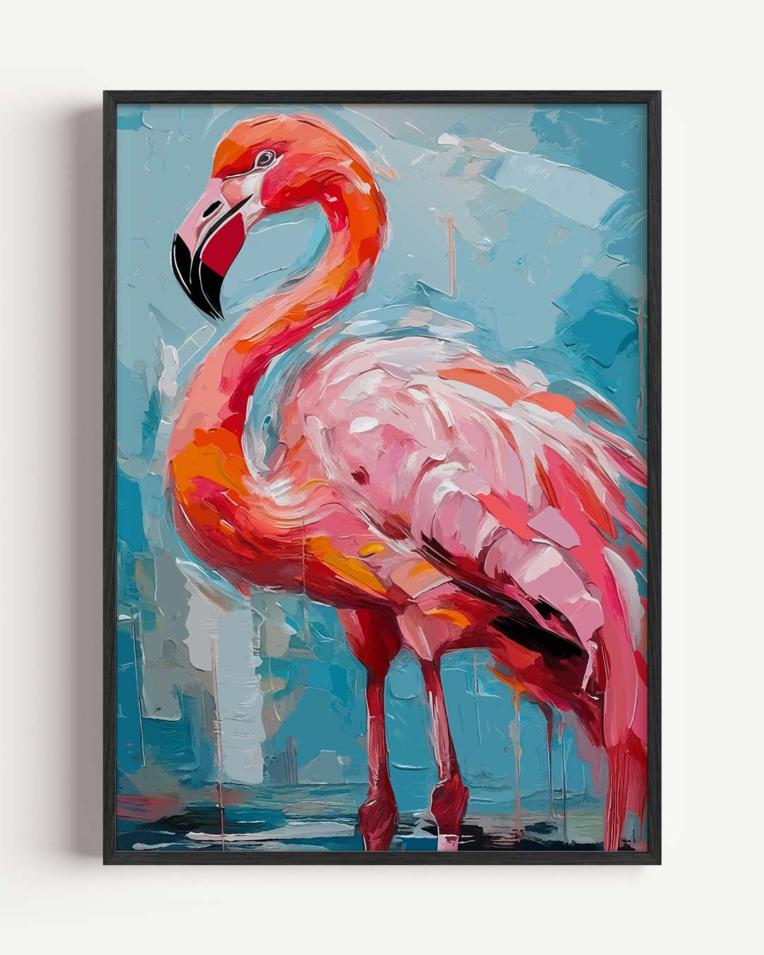 Flamingo Elegantie Poster