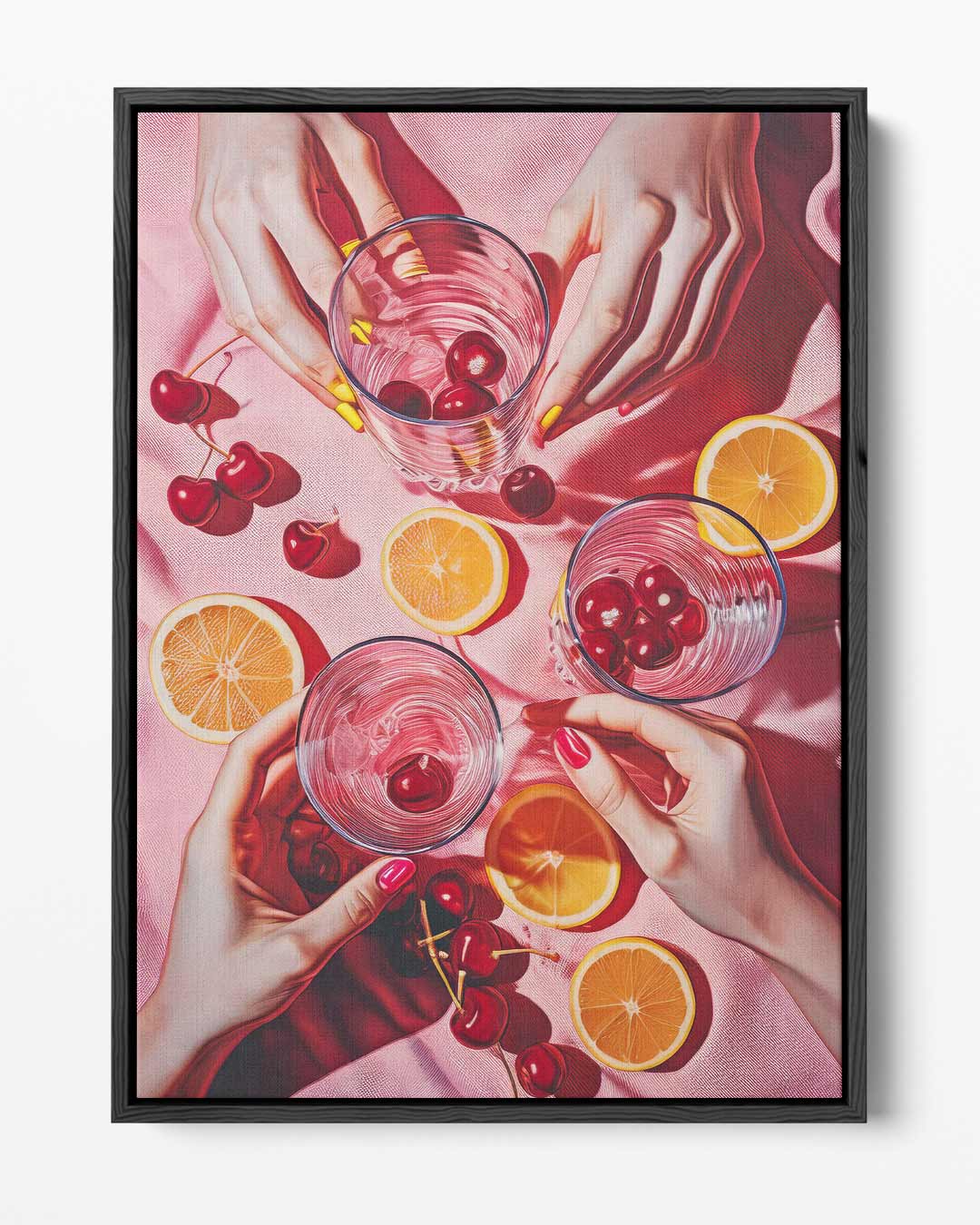 Zomers Feestmoment Kunstwerk-canvas-dibond-plexiglas-wanddecoratie-WallArtistic