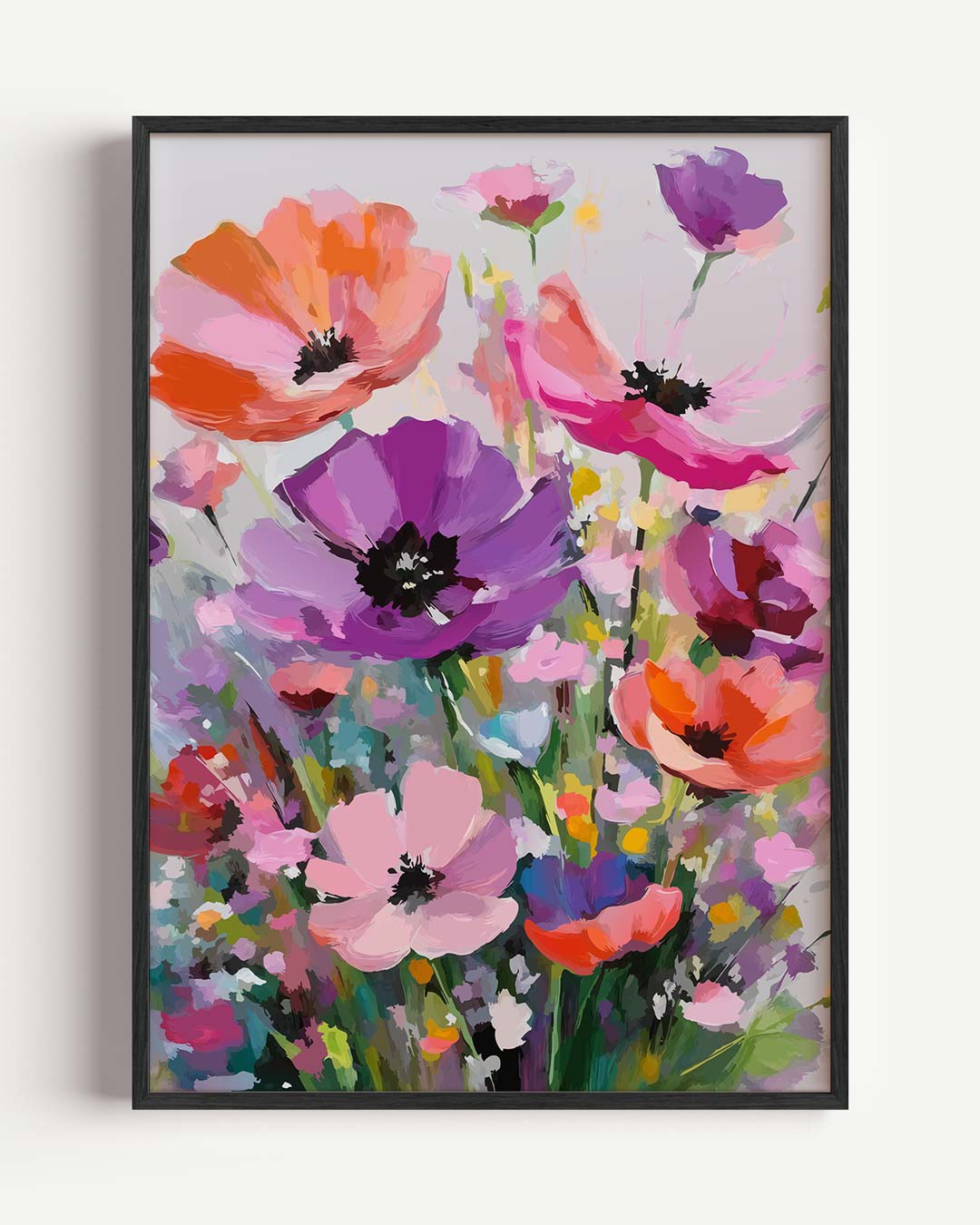 Bloemenpracht in Kleur Poster