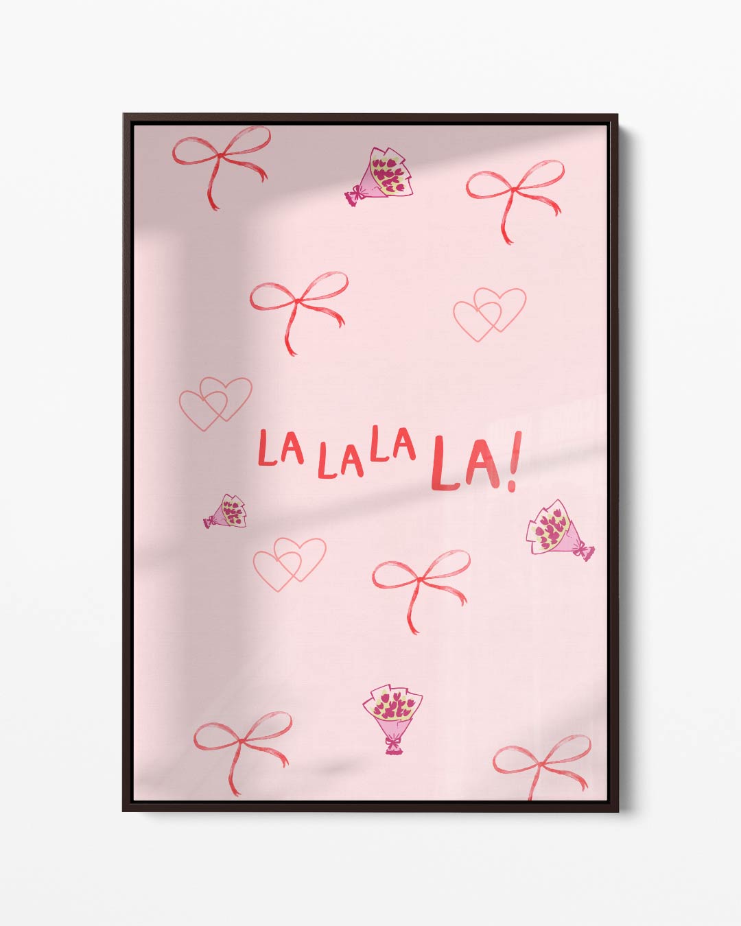 Romantische Blos Boodschap Kunstwerk-canvas-dibond-plexiglas-wanddecoratie-WallArtistic