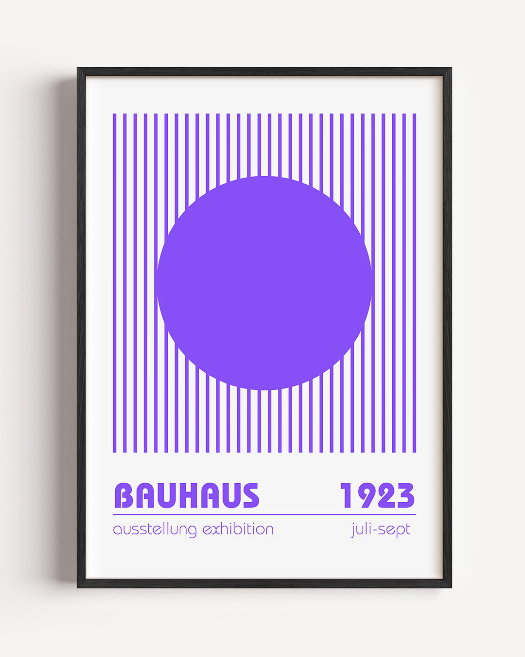 Cirkel en lijnen Poster