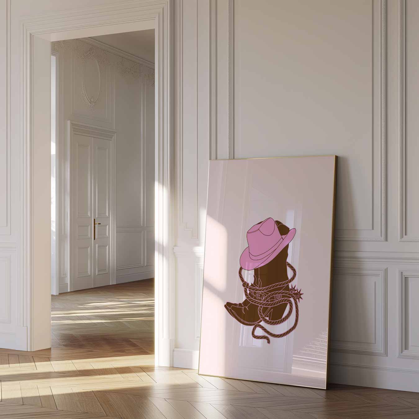 Stoere Cowboy Chic Poster