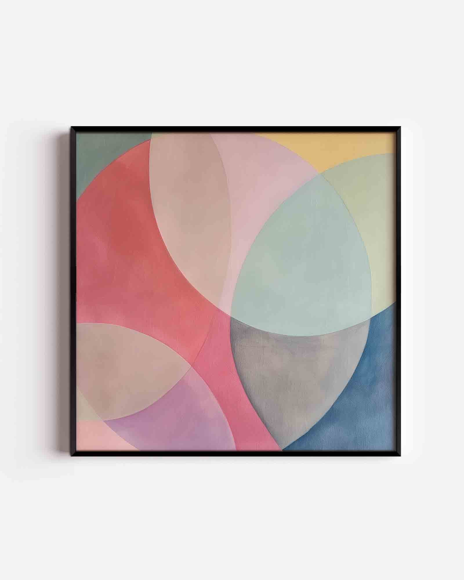 Abstracte vormen Poster