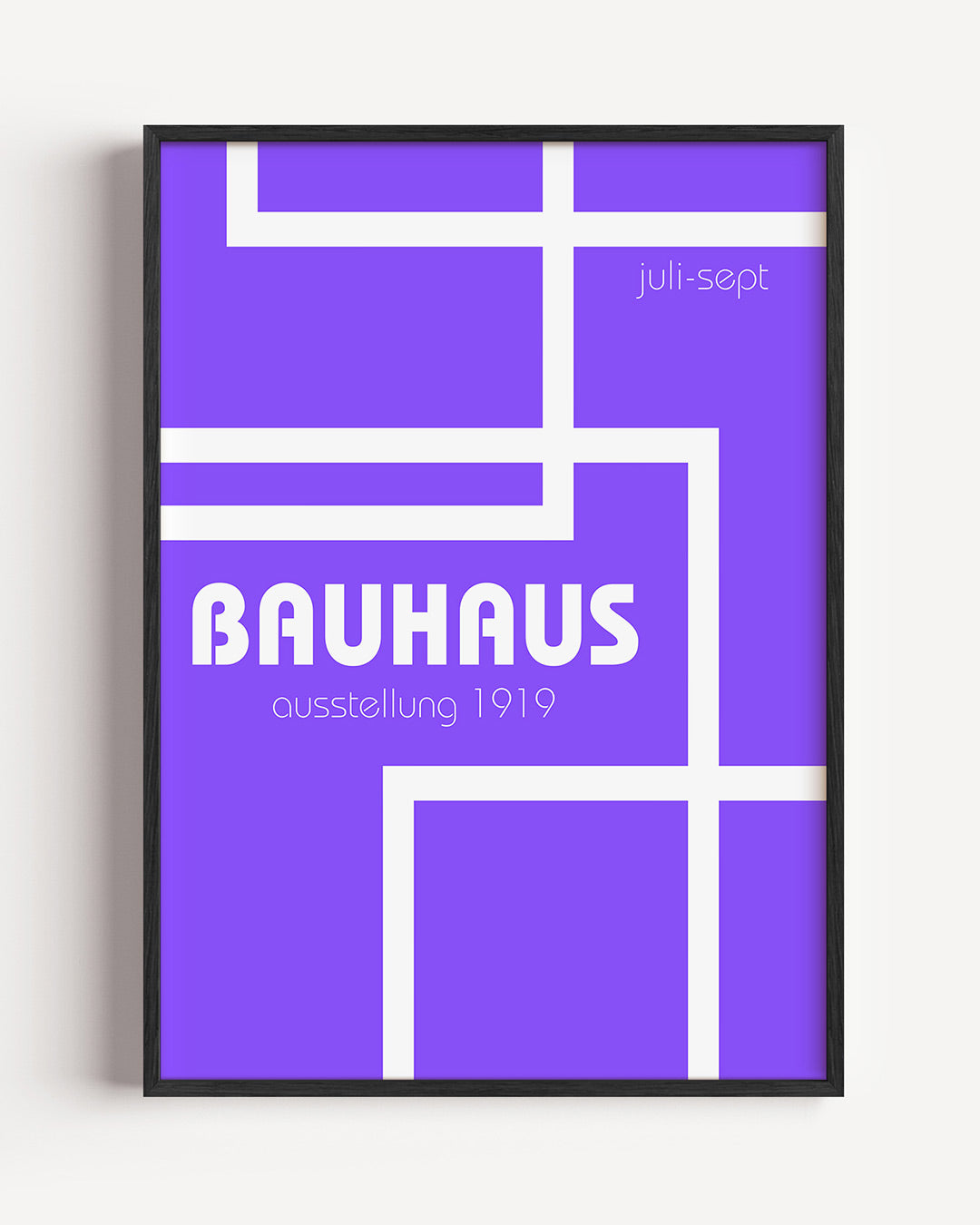 Lijnen en vlakken Poster