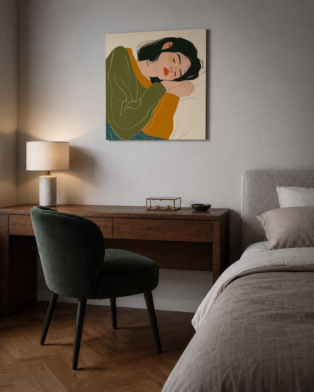 Dromerige rust Kunstwerk
