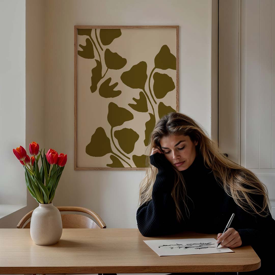 Botanische Elegantie Poster-WallArtistic