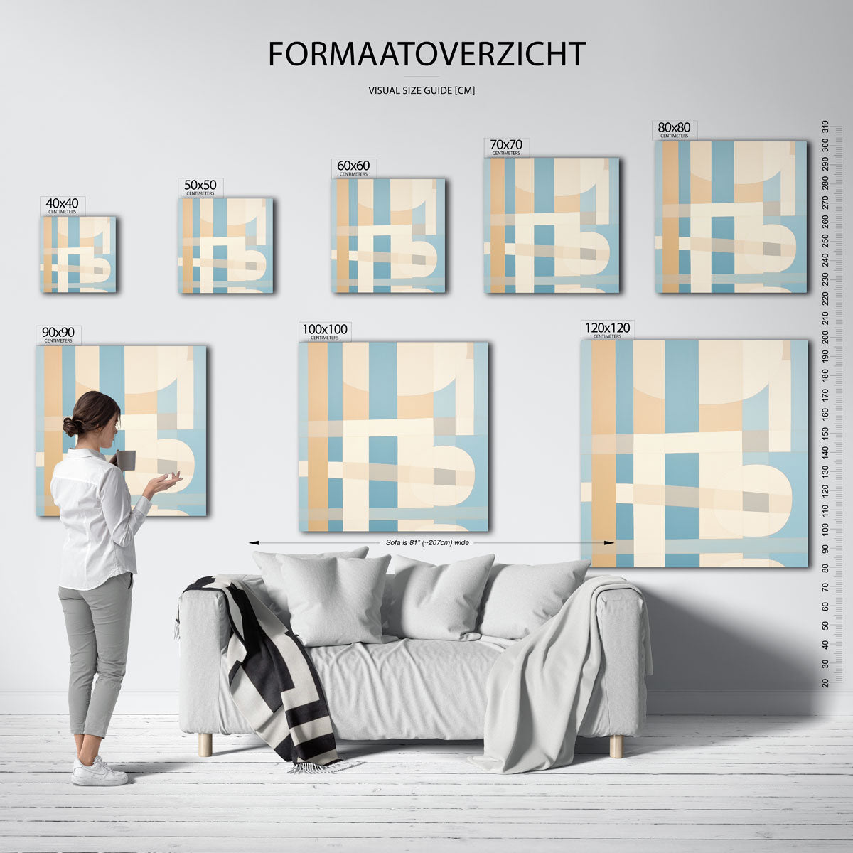 Geometrische vormen Poster