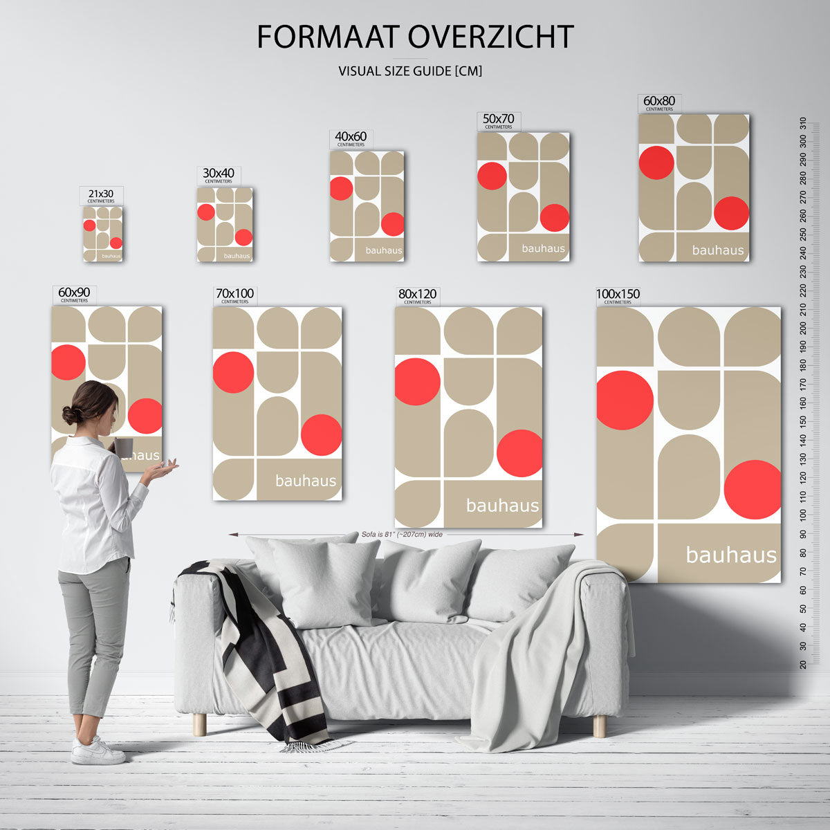 Vormen en vlakken Poster