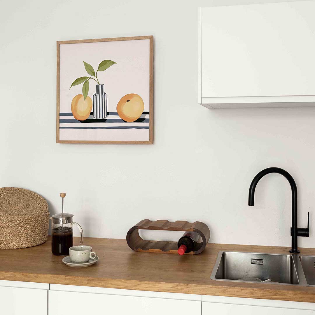 Fruit en vaas Poster