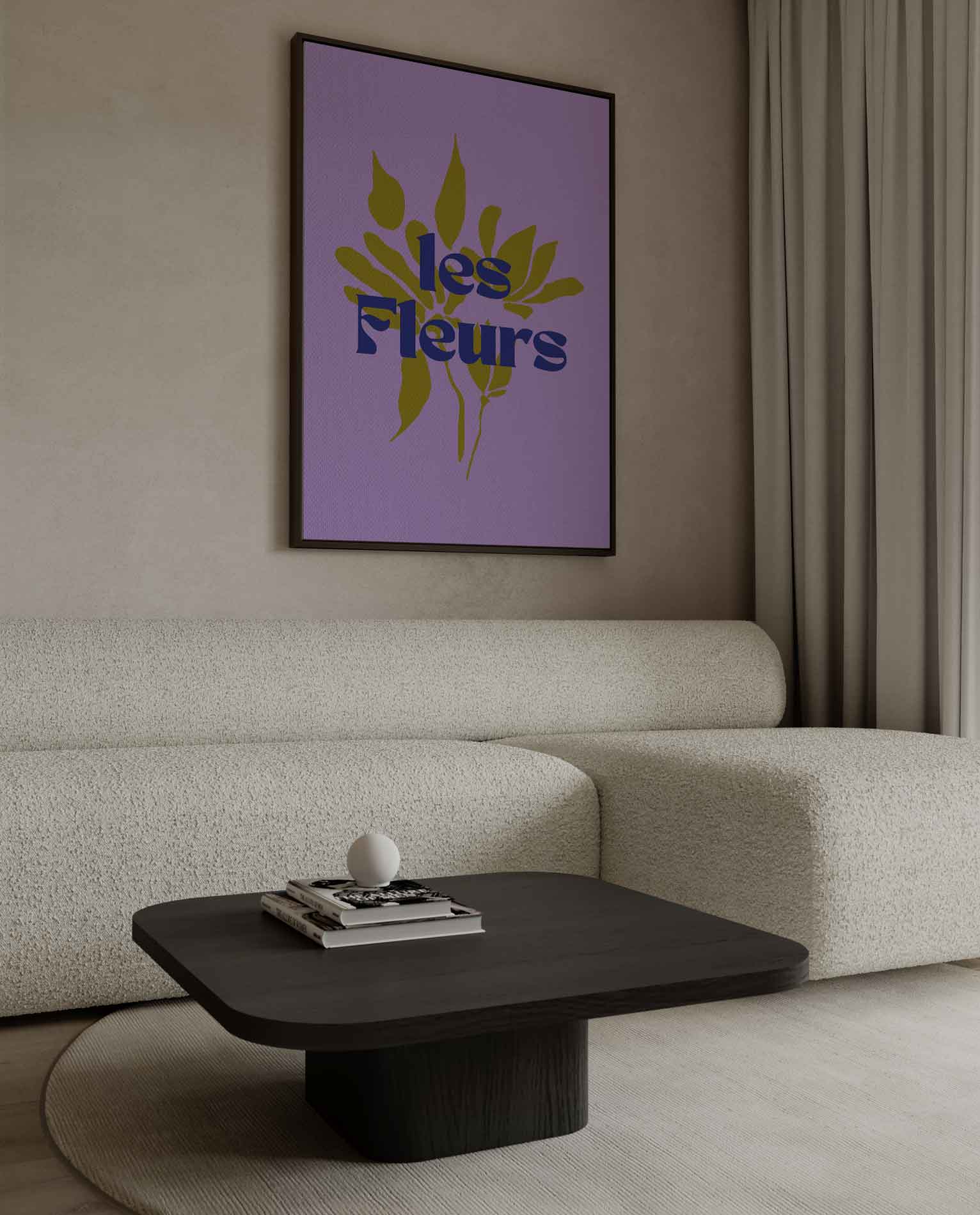 Les Fleurs Poster