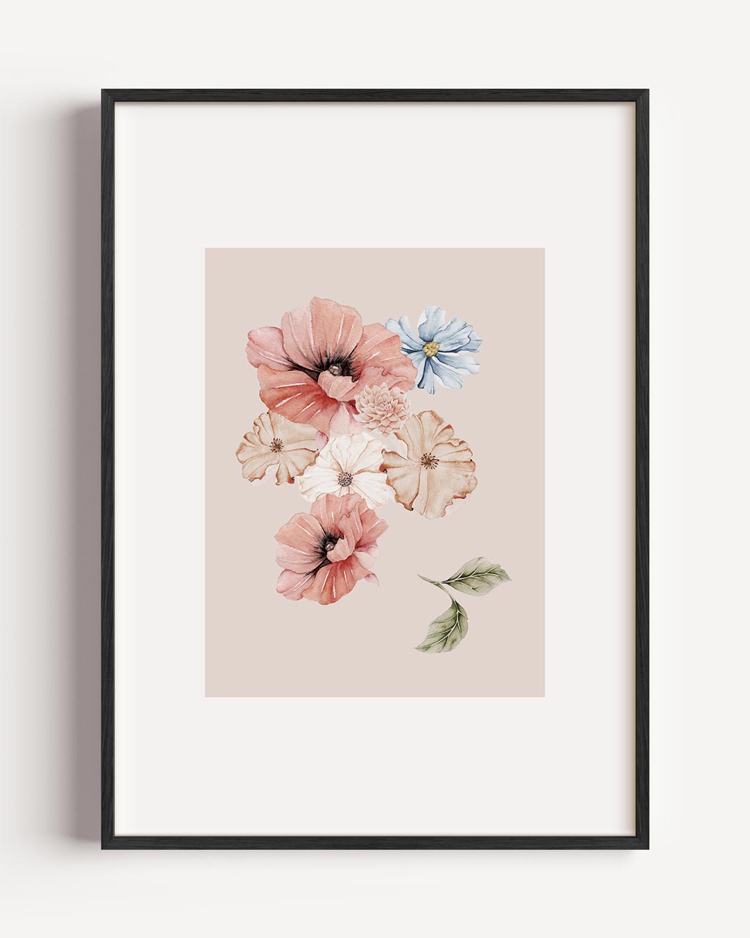 Bloemenpracht Pastelposter-WallArtistic