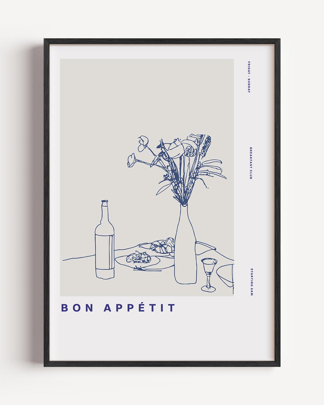 Bon Appétit Breakfast Club Poster-WallArtistic