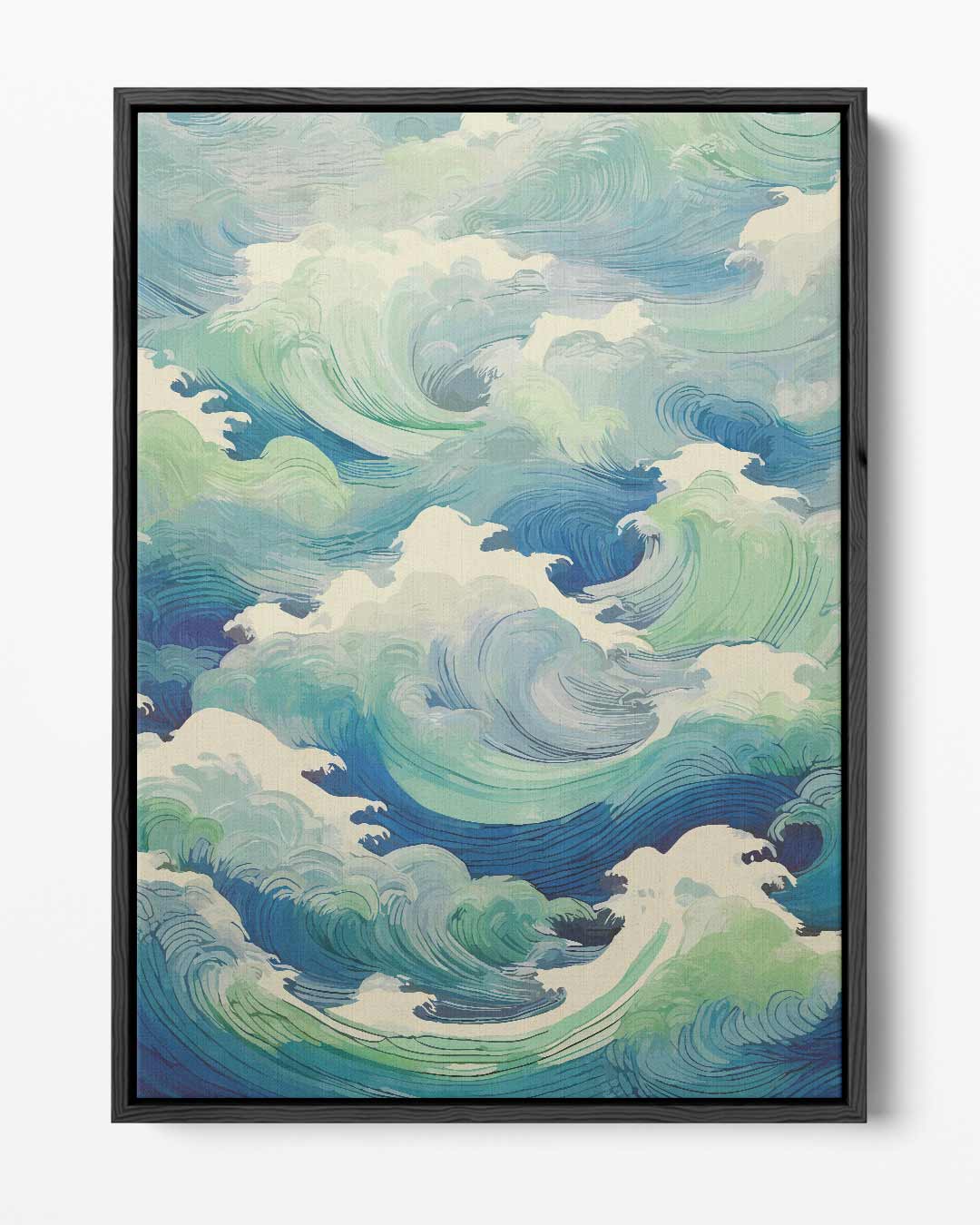 De Dans van de Oceaan Kunstwerk-canvas-dibond-plexiglas-wanddecoratie-WallArtistic