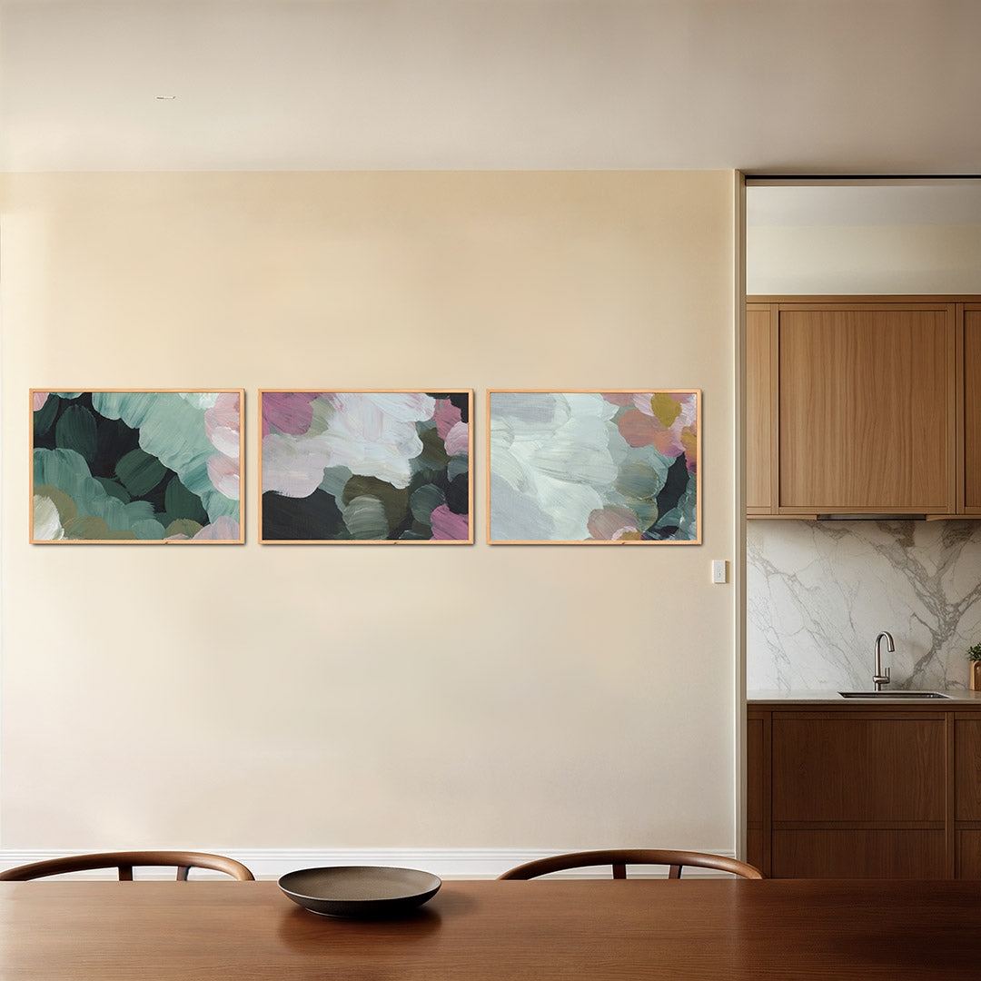 Kleurige vormen Posterset