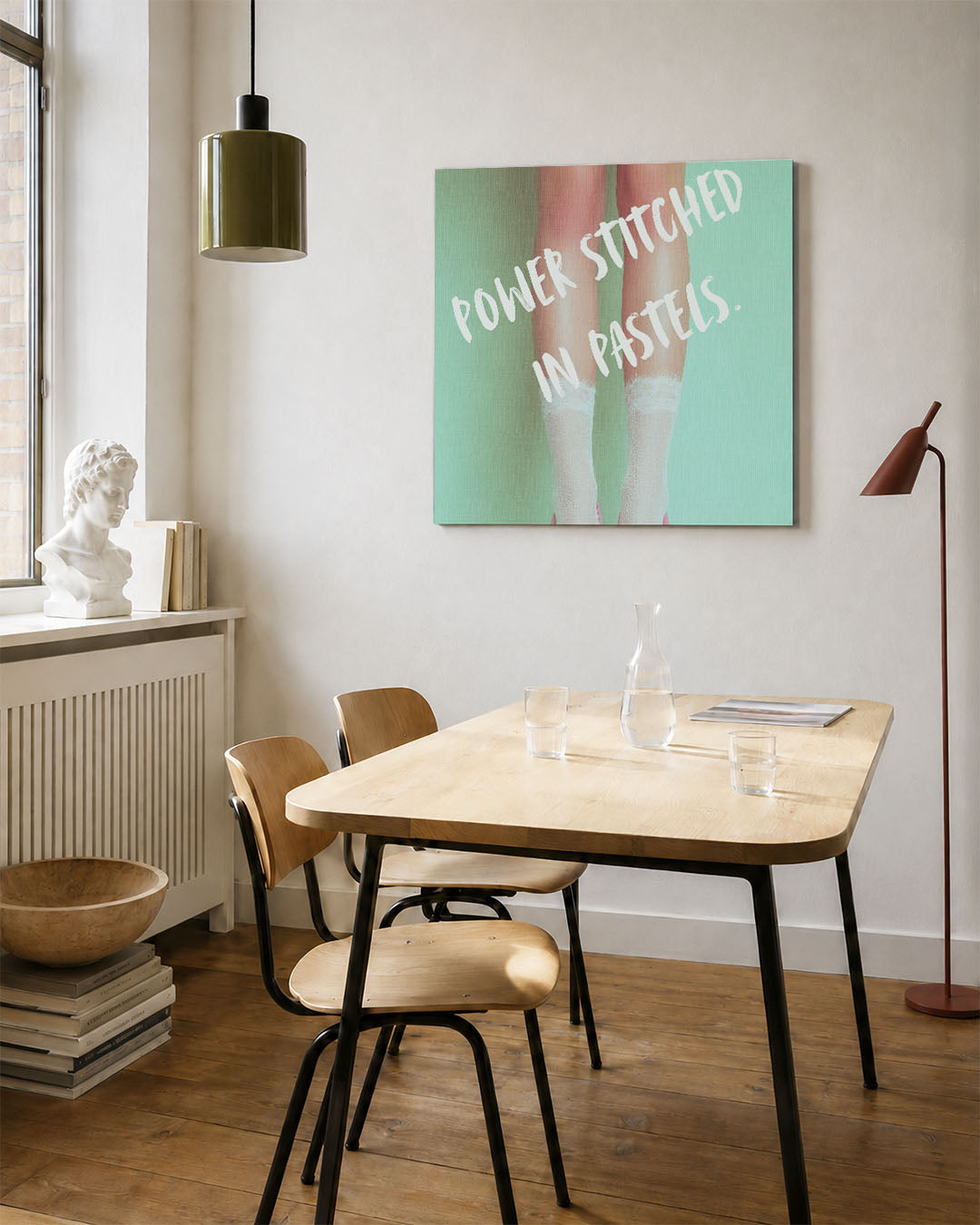 Pastel elegantie Kunstwerk