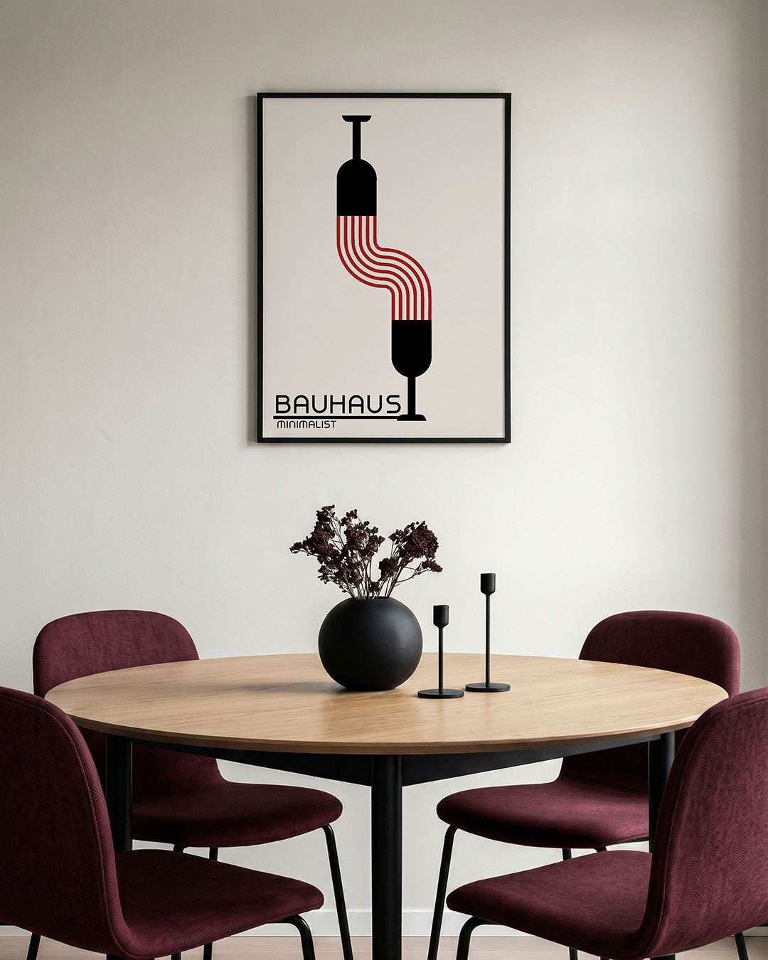 Lijnen en vormen Poster