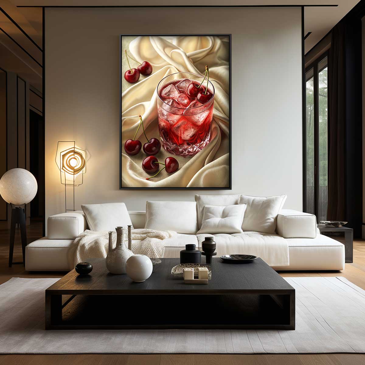 Kersen Verfrissing Kunstwerk-canvas-dibond-plexiglas-wanddecoratie-WallArtistic