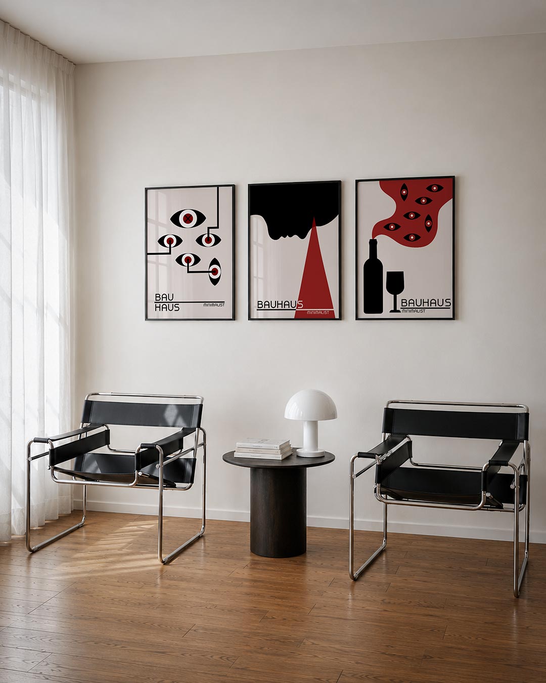 Ooglijnenspel Posterset