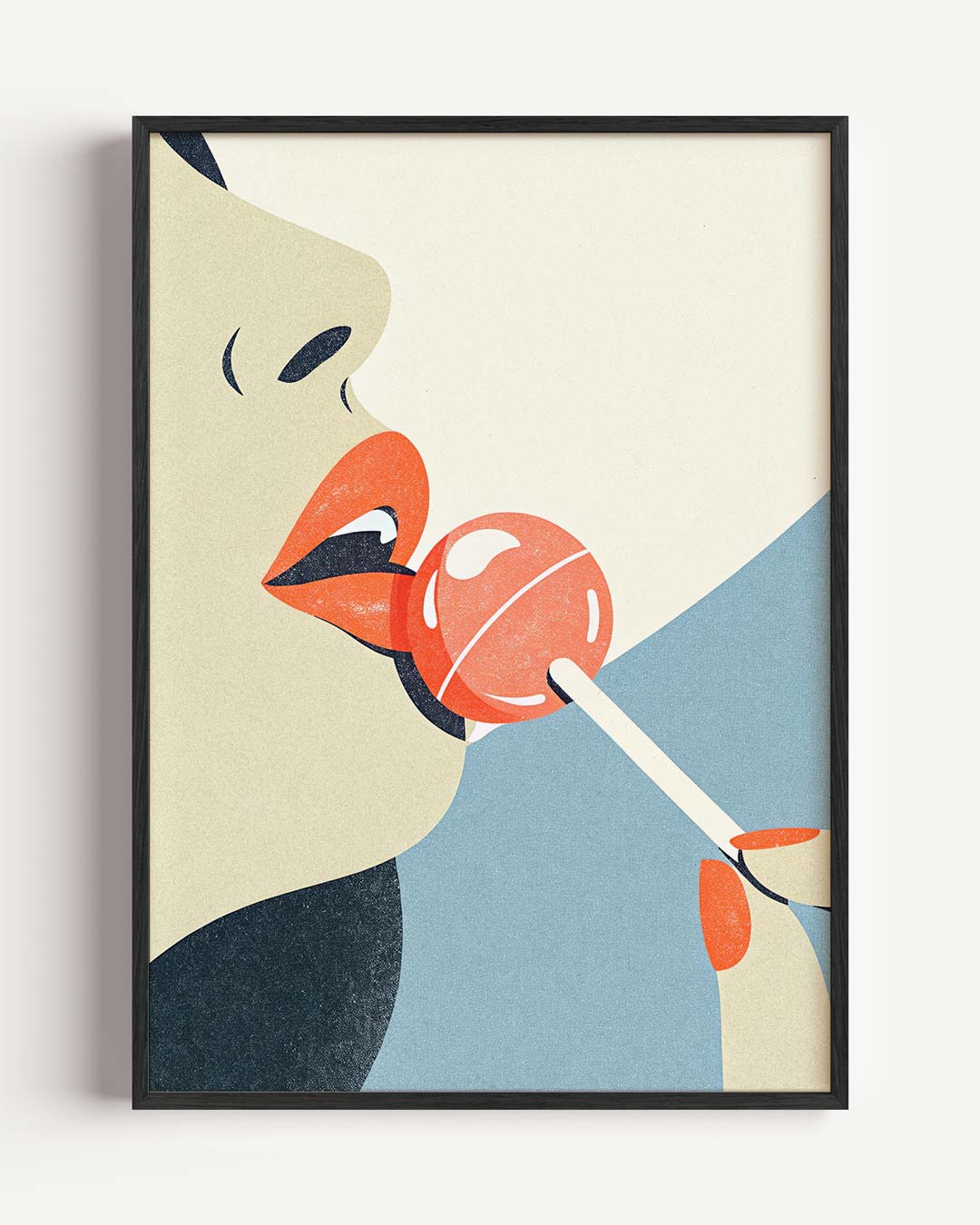 Verleidelijke Lollipop Kunstposter