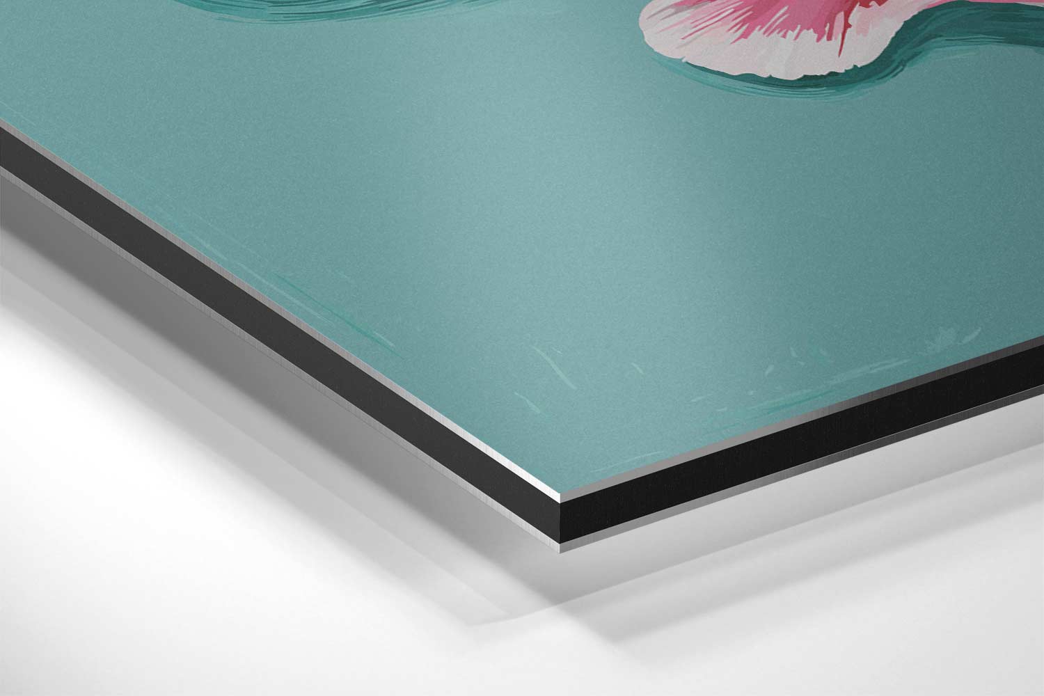 Schelp op Zee Kunstwerk-canvas-dibond-plexiglas-wanddecoratie-WallArtistic