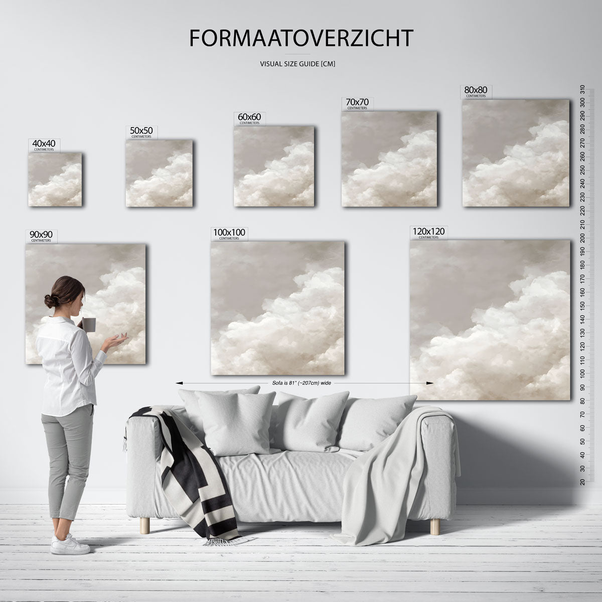 Wolkenformatie Poster