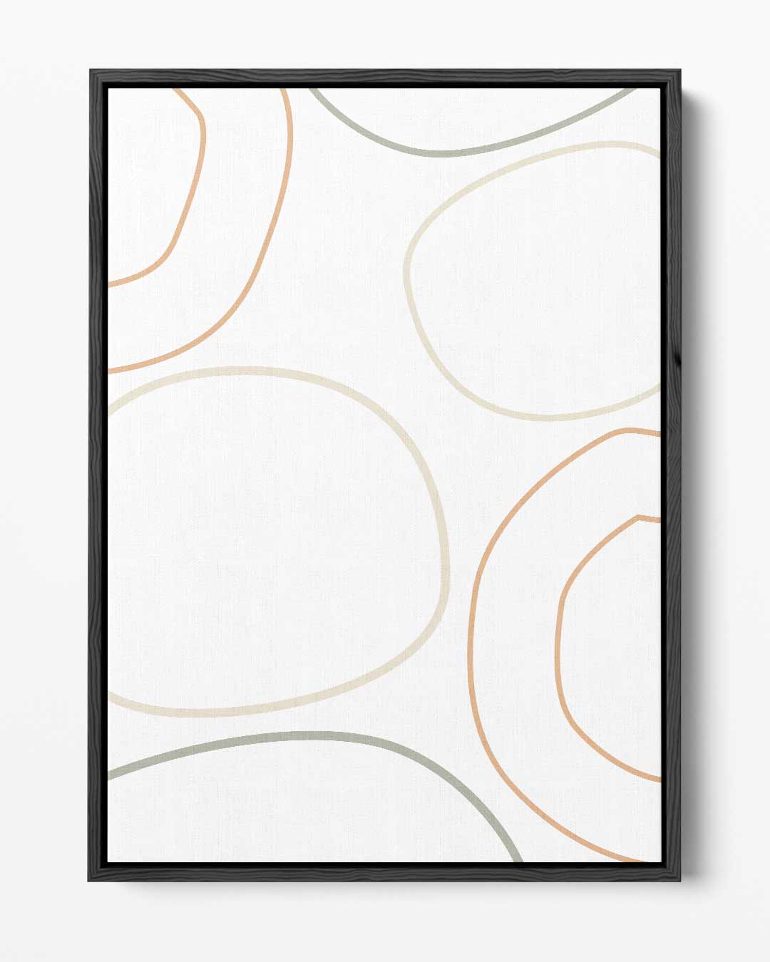 Moderne Minimalistische Cirkelkunst Kunstwerk-canvas-dibond-plexiglas-wanddecoratie-WallArtistic