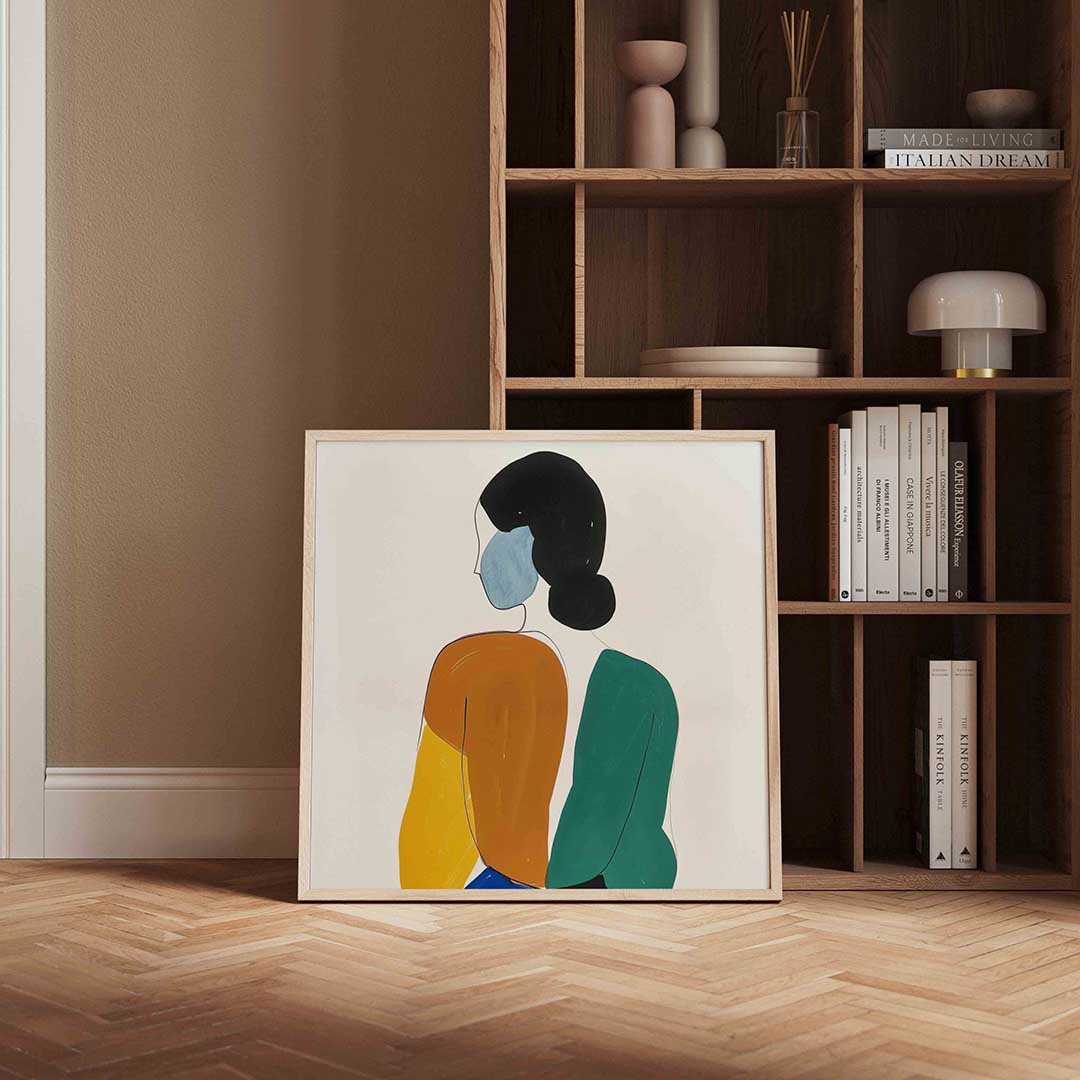 Abstracte figuur Poster