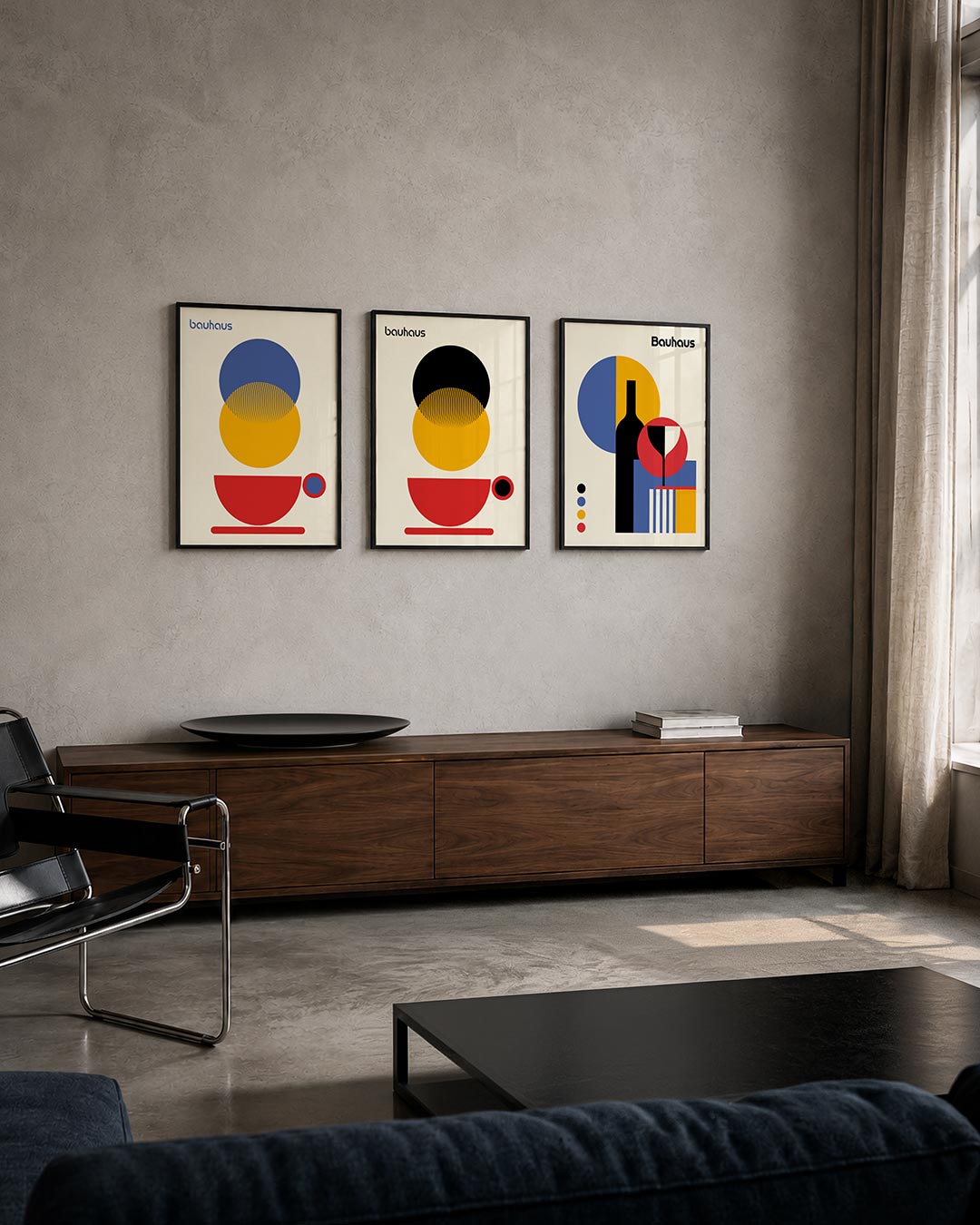 Vormen en kleurvlakken Posterset