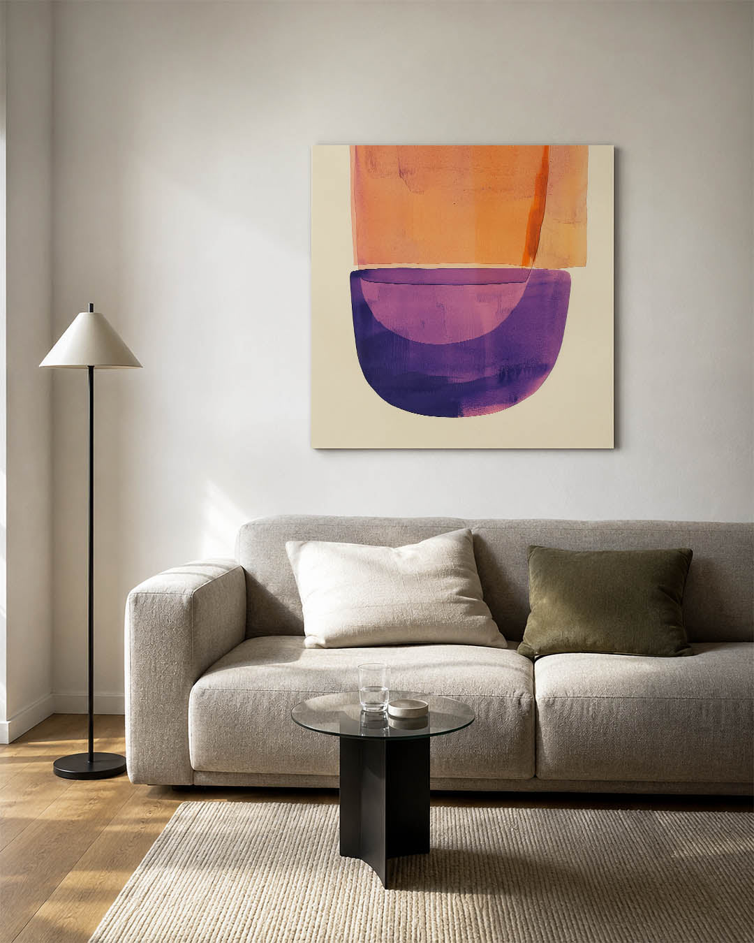 Vormen in kleur Kunstwerk
