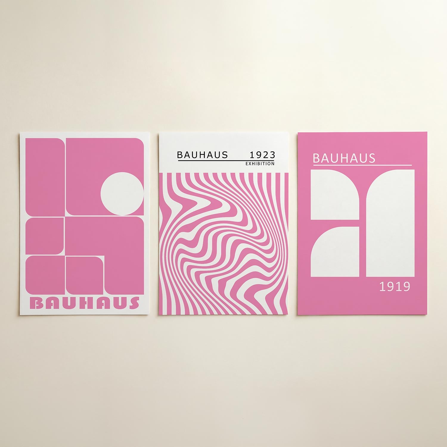 Vormen en vlakken Posterset