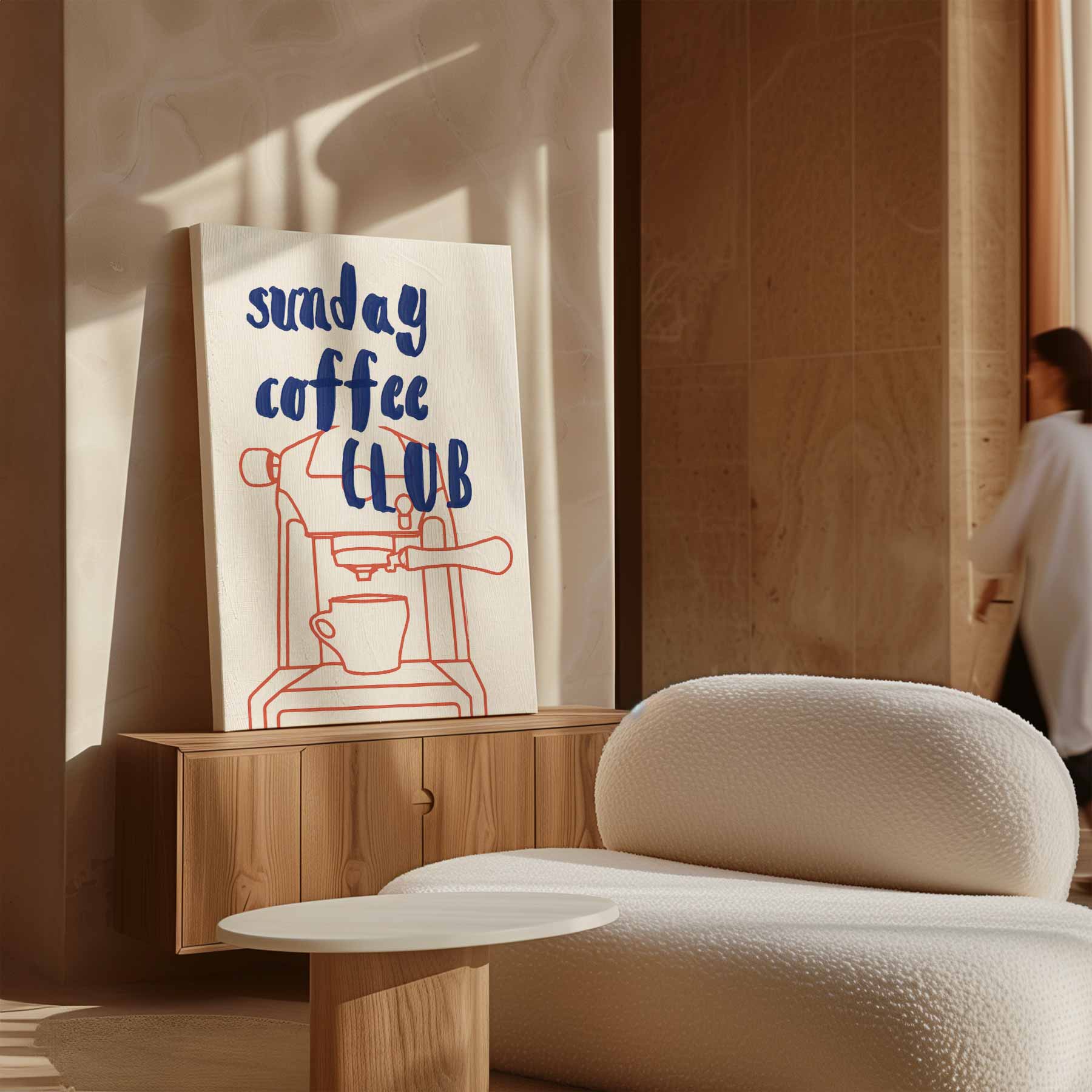 Zondag Koffie Club Poster