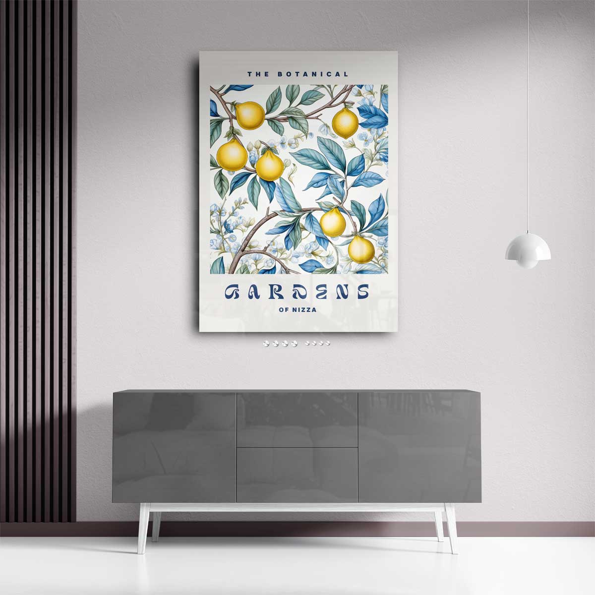 Botanische Tuin van Nizza Kunstwerk-canvas-dibond-plexiglas-wanddecoratie-WallArtistic